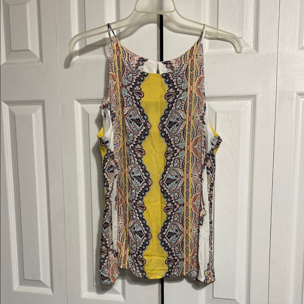 Verse NWT colorful tank top shirt blouse size LARGE